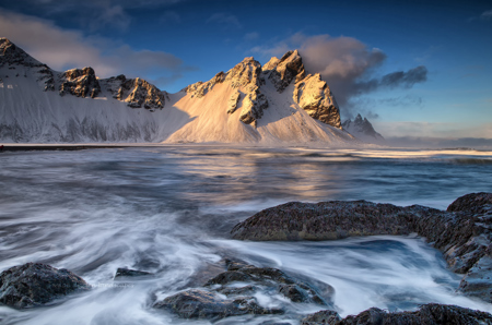 Late Afternoon Sun On The Vestrahorn