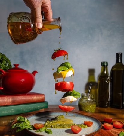 Tomato Mozarella And Basil