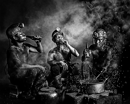 After Work Hard Beer Mono