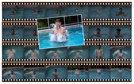 Proof Sheet-In The Pool