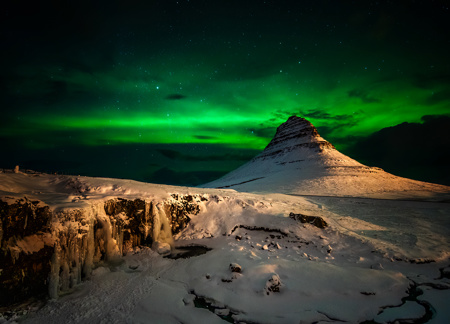 Kirkjufell Aurora