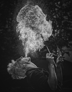 Man Breathes Fire
