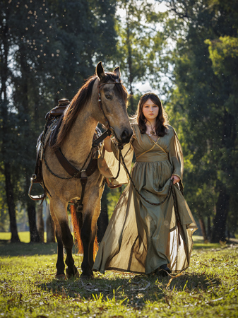 The Maid And Her Pony