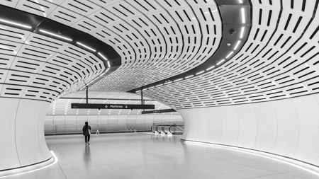 Victoria Cross Station Curves