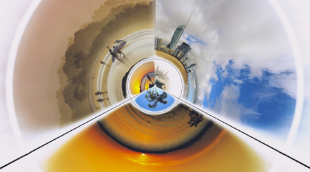 Beach Life Tiny Planet