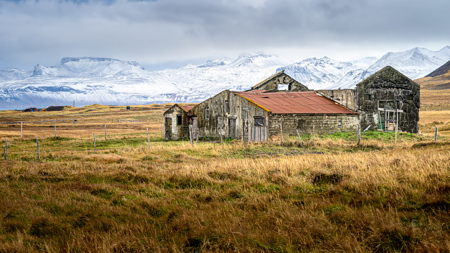 Old Buildings On The Prairie