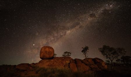 Devil's Marbles By Starlight