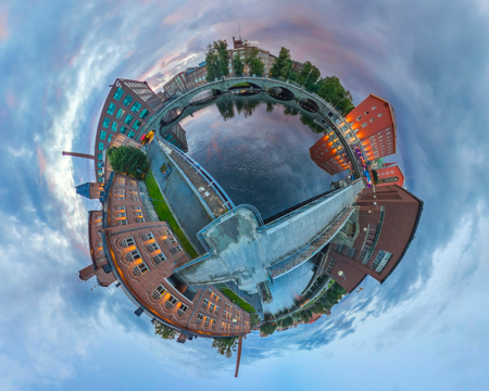 Dam Bridge At Blue Hour 1