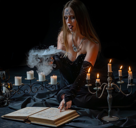 Bella With Steaming Potion