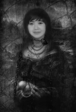 Iron Chained Chinese Mona Lisa