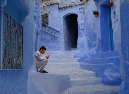 Engrossed In Digital World