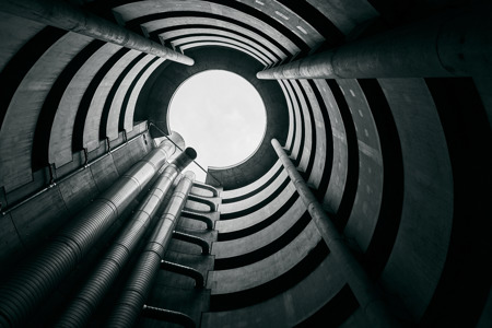 At The Bottom Of The Parking Garage