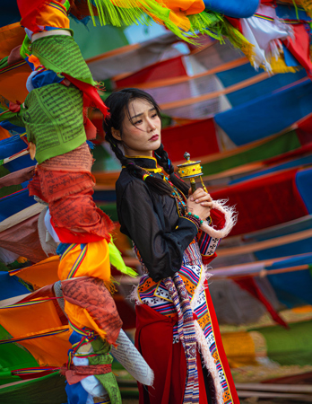 Tibetan Prayer In Tears