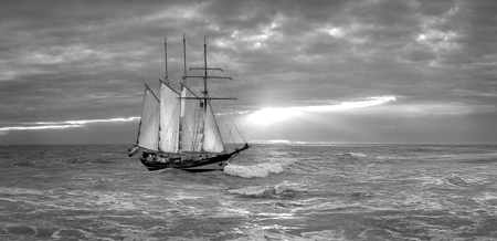 THE OOSTERCHELDE IN FULL SAIL