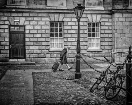 Old Lady In Old College