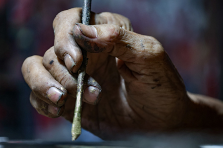 Hand Painting Shadow Puppets