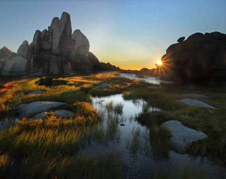 Aries Tor At Sunrise