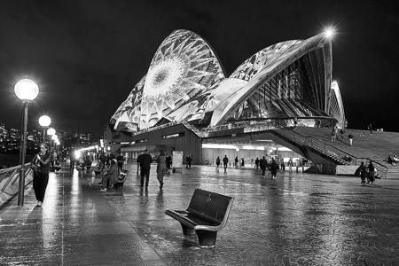 Opera House After Rain