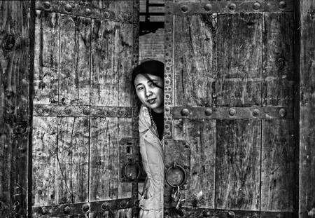 Girl At The Gate