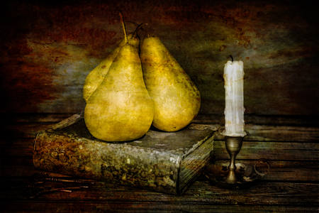 Vanitas With Pears