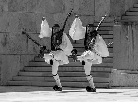 Greek Guard Pair Step