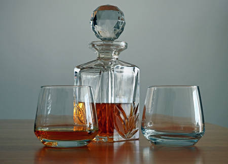 Whisky Decanter And Glasses