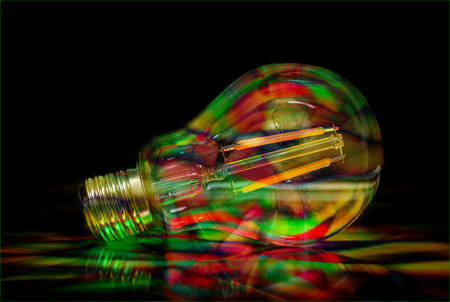 Psychedelic Lightbulb