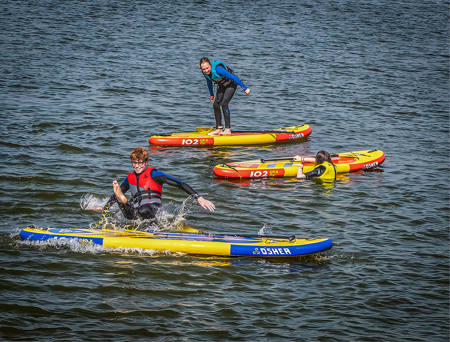 Learning To Paddle Board