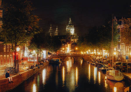 Canals At Night