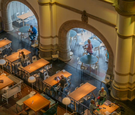 Cafe From Balcony
