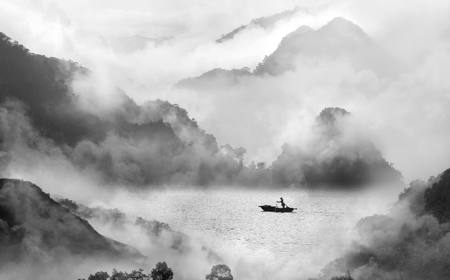 Gliding Through The Mists No3