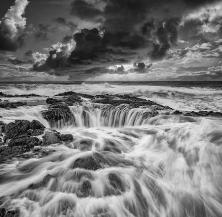Thors Well At Dusk