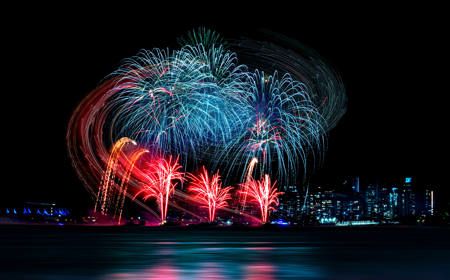 Fireworks Swirl