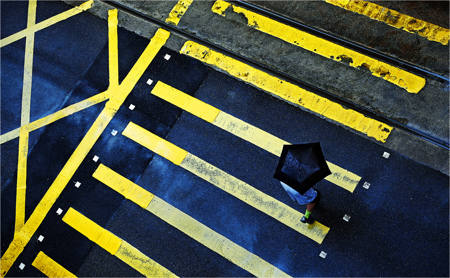 Crossing In Rain