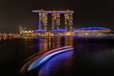 Marina Bay Sands At Night