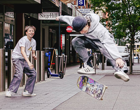 Skateboard Kid