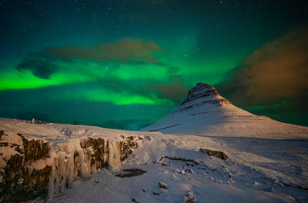 Kirkjufell Aurora
