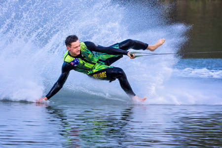 Barefoot Trick Skiing