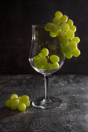 Glas Mit Trauben