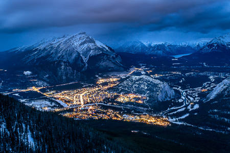 Banff At Night