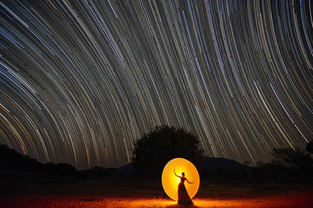 Dancer And Trailing Stars