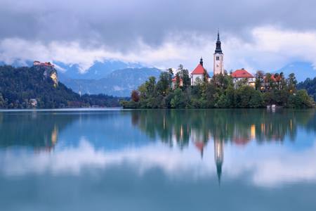 Lake Bled Stormy Dusk 2