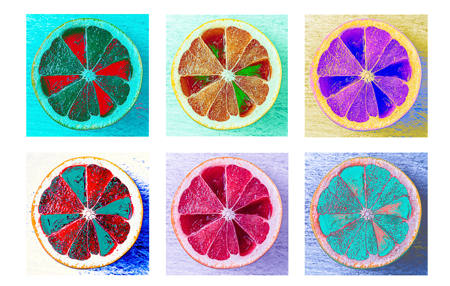Grapefruit Pop Art