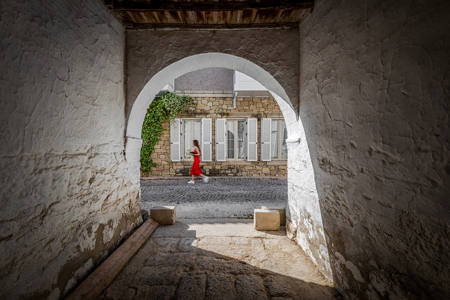 Woman In Red