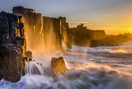 Sunlit Seaspray