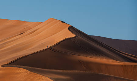 Climbing The Dunes