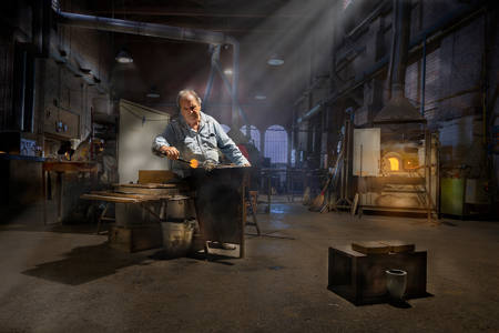 Glass Artist Murano, Italy