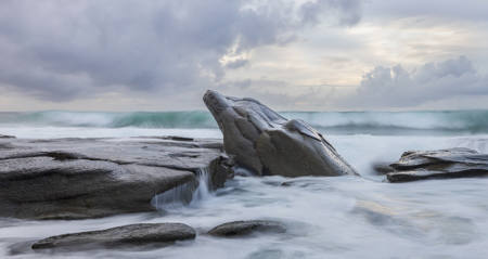 Dolphin Rock, Pastel Morning