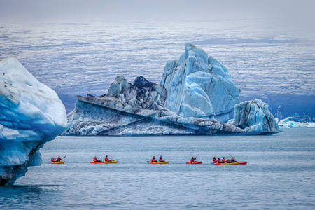 Feeling Small Amongst The Icebergs