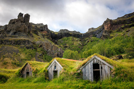 Grass Roofs Ancient Whispers